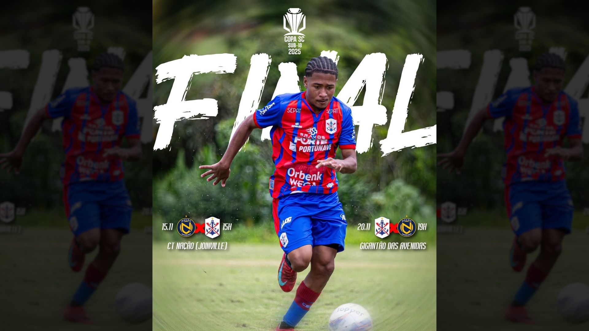 Finais do Sub-18 definidas! ✅⚓️🔴🔵